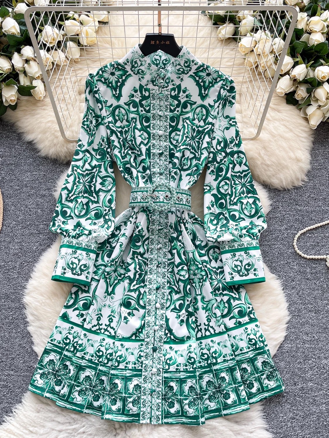 See you there print dress ED153 images